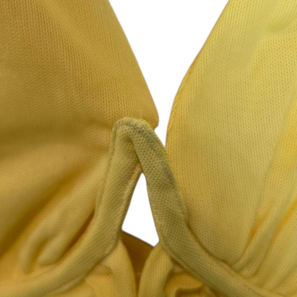 Eliya the Label Anna Dress in Yellow XS maxi gown gloves stretchy - Picture 11 of 11